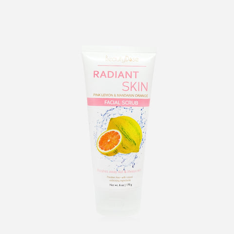 Beautydose Radiant Skin Facial Scrub 170G - Pink Lemon And Mandarin Orange