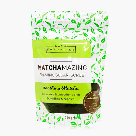 Bath Favorites Matchamazing Foaming Sugar Body Scrub 350G - Soothing Matcha