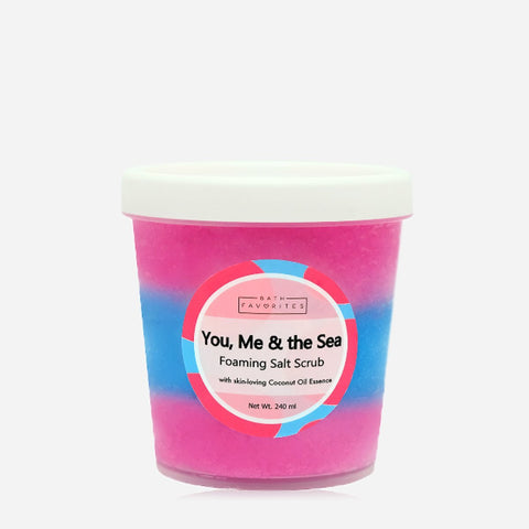 Bath Favorites You, Me, And The Sea Foaming Salt Body Scrub With Skin-Loving Coconut Oil Essence 240Ml