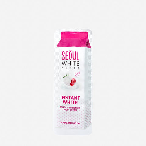 Seoul White Korea Instant White Tone-Up Whitening Milky Cream 3G