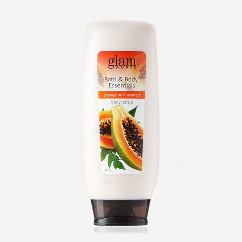 Glamworks Papaya Milk Body Scrub 400G