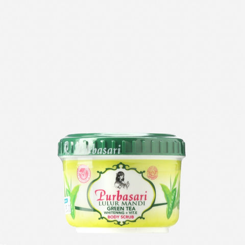 Purbasari Lulur Mandi Green Tea Whitening Body Scrub 125G