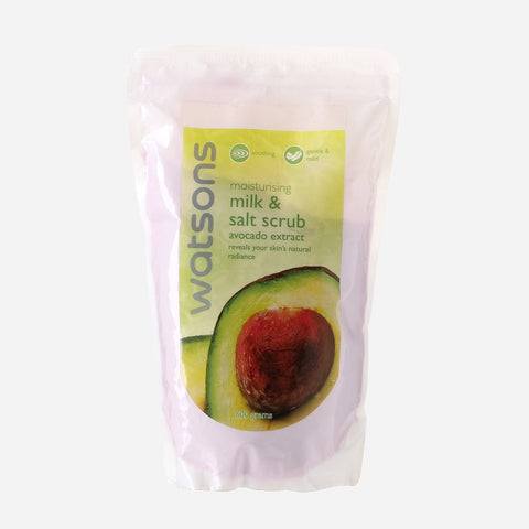 Watsons Avocado Milk And Salt Scrub 600G