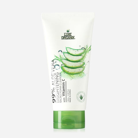 Luxe Organix 99% Aloe Vera Brightening Foam Cleaner 120Ml