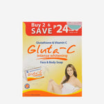 Gluta-C 2-Pack Intense Whitening Face And Body Soap 270G