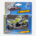 Maisto Fresh Metal 2 Wheelers Triumph (Green) Motorcycle Toy For Boys