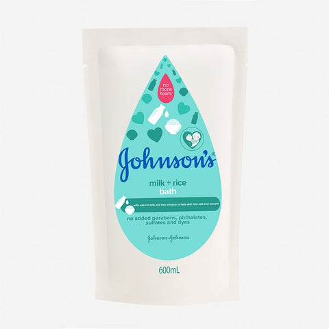 Johnson's Milk + Rice Bath Refill 600ML