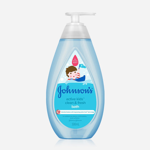 Johnson's Active Kids Clean & Fresh Bath 500Ml