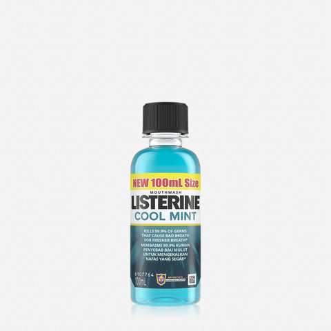 Listerine Mouthwash 100Ml - Cool Mint