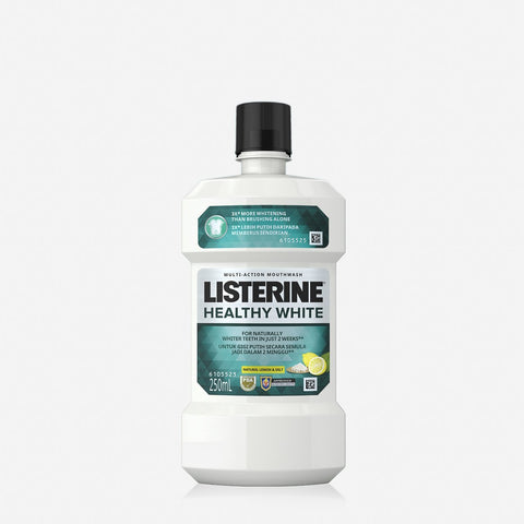 Listerine Mouthwash 250Ml - Healthy White