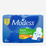 Modess 8-Pack Regular Napkin Non-Wing