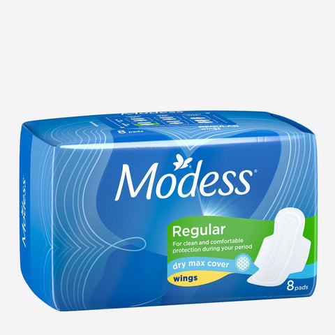 Modess 8-Pack Dry Max Napkin With Wings