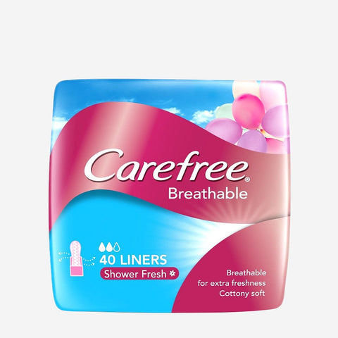 Carefree 40-Pack Breathable Shower Fresh Panty Liner