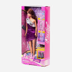 Anlily Fashion Show Doll In Purple Dress Toy For Kids