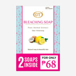 Gt Cosmetics 2-Pack Pure Herbal Extract Skin Whitening Bleaching Soap 45G