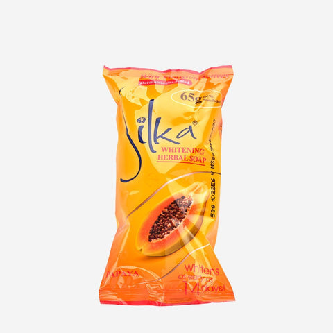 Silka Papaya Whitening Herbal Soap 65G