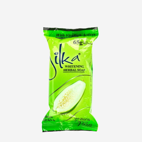 Silka Green Papaya Whitening Herbal Soap 65G