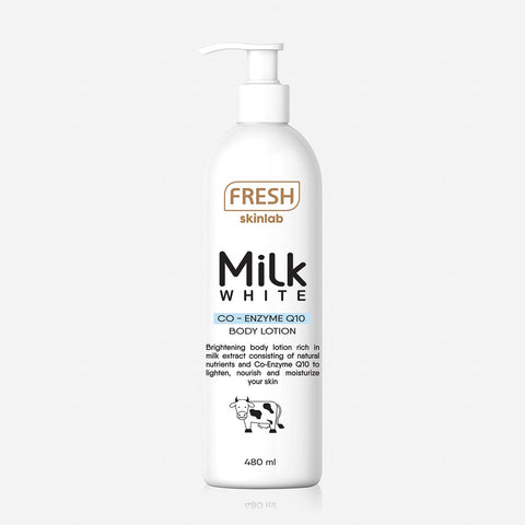 Fresh Skinlab Milk White Co-Enzyme Q10 Body Lotion 480Ml