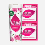 Hana Soft & Smooth Shampoo 200Ml With Free 2-Pack Sachets - Pink Roses And Berries Scent