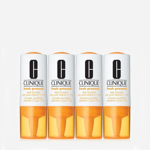 Clinique Fresh Pressed 4-Pack Daily Booster With Pure Vitamin C 10% 8.5Ml