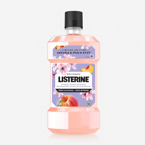 Listerine Mouthwash 500Ml - Sakura & Peach Zest