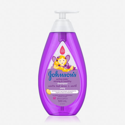 Johnson's Active Kids Shampoo 500ML - Strong And Healthy