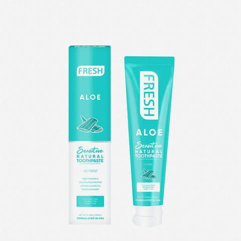 Fresh Sensitive Natural Toothpaste 120Ml - Aloe