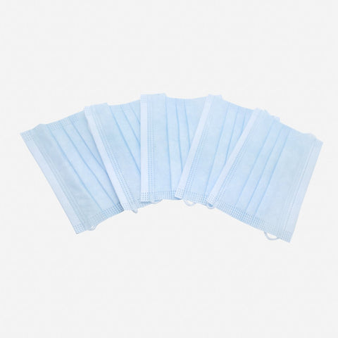 Start Right 50-Pack Kids' 3-Ply Disposable Face Masks - Plain