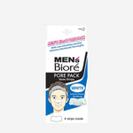 Biore For Men 4-Pack Pore Pack Nose Strips - White