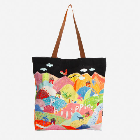 Special Bukid Canvas Tote Bag in Black