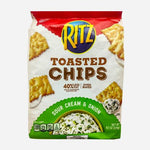 Nabisco Ritz Toasted Chips Sour Cream & Onion 8.1 Oz