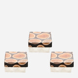 Tahanan by Kultura Capiz Box Block Wood Design Set of 3