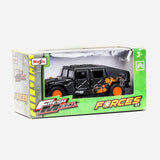 Maisto Fresh Metal Forces (Black With Orange) Vehicle Toy For Boys