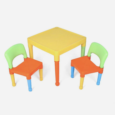 2 In 1 Kiddie Plastic Table And Chair Set