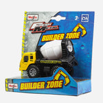 Maisto Fresh Metal Builder Zone 84 Bz (Yellow And White) Construction Vehicle For Kids