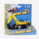 Maisto Fresh Metal Builder Zone Digger Mcg 650 Yellow Construction Vehicle For Kids