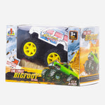 White Die-Cast Bigfoot Off-Road Monster Big Tires Toy For Boys