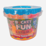 Slimy Bucket Fun Marble (Orange) For Kids