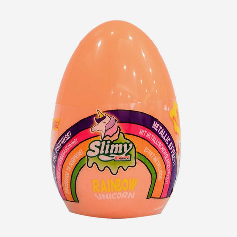 Slimy Rainbow Unicorn Orange Slime Toy For Kids