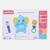 Winfun Elephant Comforter Rattle Set For Babies