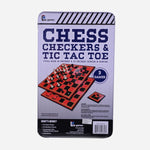 Chess, Checkers, And Tic Tac Toe Toy For Kids