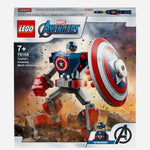 Lego R Super Heroes 76168 Captain America Mech Armour Age 7 Building Blocks 2021 121Pcs