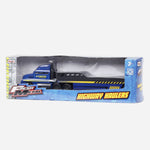 Maisto Fresh Metal Highway Haulers Capd Transpor (Blue) Vehicle Toy For Boys