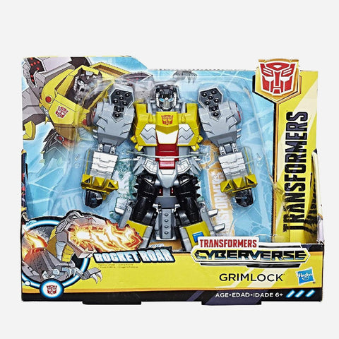 Transformers Cyberverse Grimlock Rocket Roar Action Figure