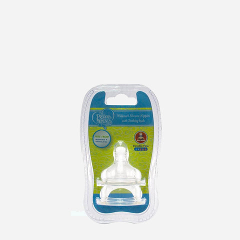 Precious Moments 2-Pack Wideneck Silicone Nipple