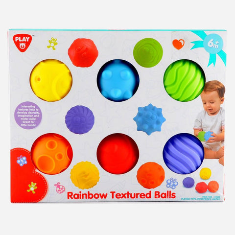 Playgo Rainbow Textured Balls