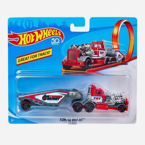 Hot Wheels Track Trucks Turbo Beast Red Toy For Boys