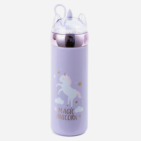 Unicorn Vacuum Flask Purple For Girls