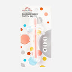 Mom & Baby Silicone Toothbrush - Pink