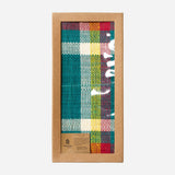 Tahanan by Kultura Raffia Placemat Set of 4 Green Pink Stripes